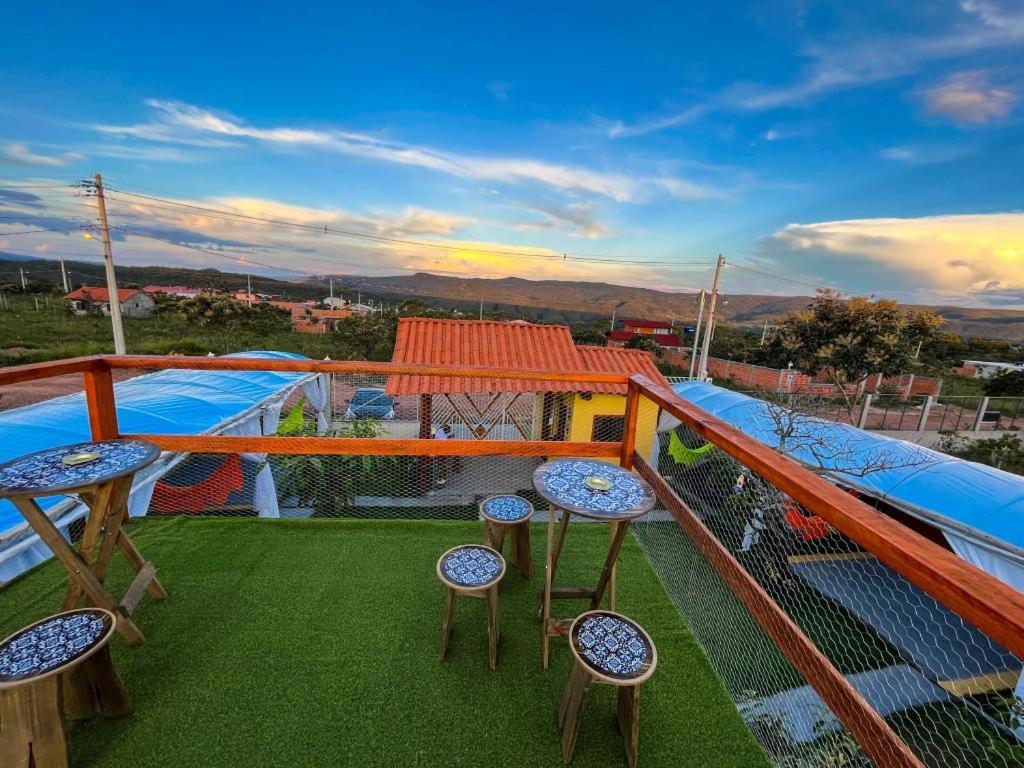Camping Reino De Andalasia Alto Paraíso de Goiás Exterior foto